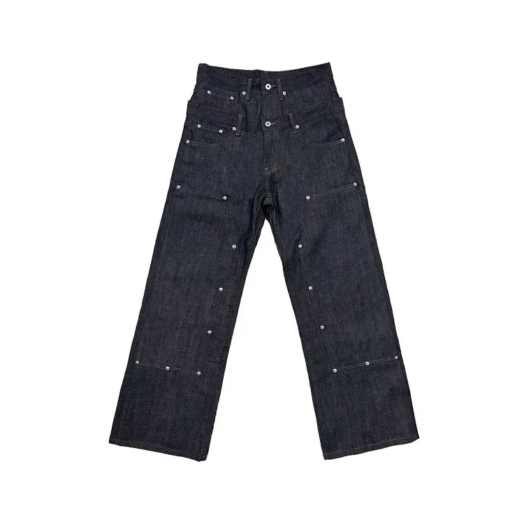 Double Waisted Studded Pants