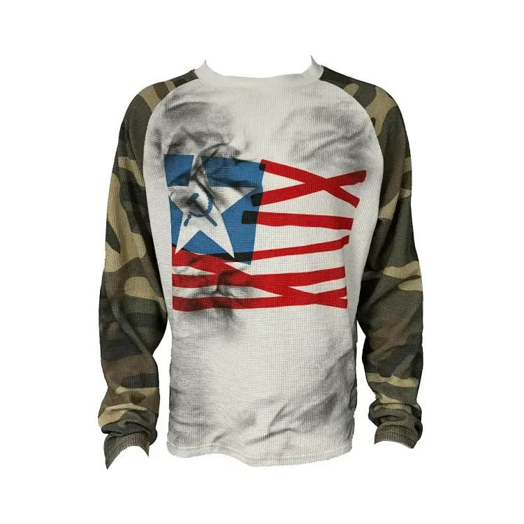 99club Camo Waffle Longlseeve