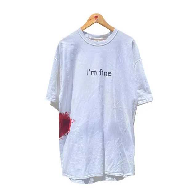 I'm Fine Blood Stain Shirt