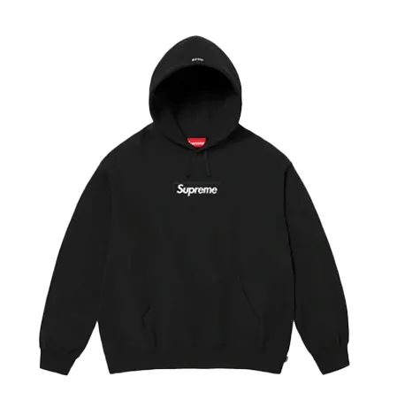 Supreme Black Box Logo Hoodie