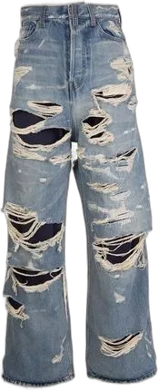 Balenciaga Ripped Denim